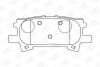 Колодки тормозные дисковые задние LEXUS RX (_U3_) 03-08|TOYOTA HARRIER (_U3_) 03-13 CHAMPION 572621CH (фото 1)