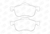 Колодки гальмівні дискові передні Volvo S60 I, S80 I, V70 (I,II), XC70 I, XC90 I CHAMPION 573003CH (фото 1)