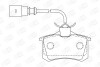 Колодки тормозные дисковые задние Ford Galaxy I/ VW Sharan (95-10) CH CHAMPION 573065CH (фото 1)