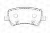 Колодки тормозные дисковые задние Land Rover Freelander 2/ Volvo V60 I, S80 II, CHAMPION 573250CH (фото 1)