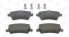 Колодки тормозные дисковые задние Land Rover Freelander 2/ Volvo V60 I, S80 II, CHAMPION 573250CH (фото 2)