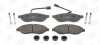 Колодки тормозные дисковые передние (с болтами и датчиками) Citroen Jumper II/ F CHAMPION 573260CH (фото 1)