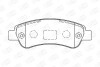 Колодки тормозные дисковые Citroen Jumper II/ Fiat Ducato (06-) CHAMP CHAMPION 573274CH (фото 1)