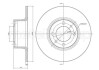 Гальмівний диск Lada 2101-2107 (252х10) CIFAM 800-043 (фото 3)