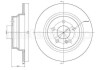 Гальмівний диск задн. W218/W211/W212 (02-21) CIFAM 800-624C (фото 1)