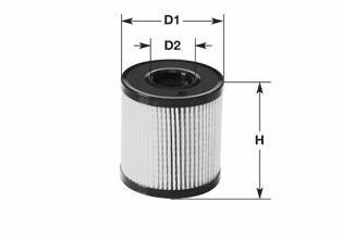 Фільтр масляний A160/170 CDI W168 OM668 CLEAN FILTERS ML1709 (фото 1)