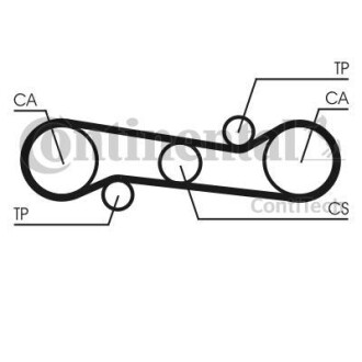 Ремінь ГРМ Contitech CT 581