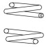 Пружина подвески передняя (кратно 2) Opel Astra G 1.6 16V (00-05) (14.774.404) CS Germany 14774404 (фото 1)
