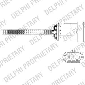 Лямбда-зонд ALPHAROMEO/FIAT/LANCIA 147/146/Spider/Doblo/Panda/Stilo/Lybra "1,6-2,0L "00>> Delphi ES20344-12B1