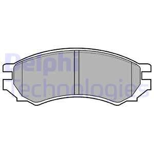 Гальмівні колодки, дискові Delphi LP0670