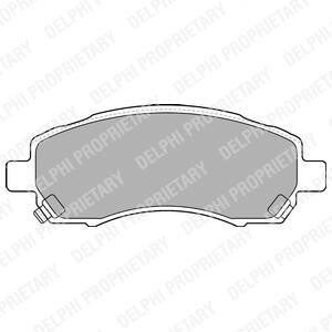 Комплект гальмівних колодок з 4 шт. дисків Delphi LP1545