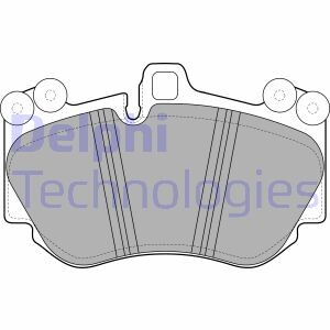 A_Гальмівні колодки дискові PORSCHE Caenne "F "03-07 Delphi LP2116