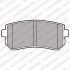 Комплект гальмівних колодок з 4 шт. дисків Delphi LP2303 (фото 1)