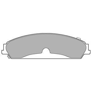 CHRYSLER гальмівні колодки передн.300C 04- Delphi LP3216