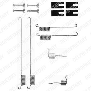 LANDROVER К-т установчий задніх гальм. колодок Freelander 1,8-2,0 -06 Delphi LY1323 (фото 1)