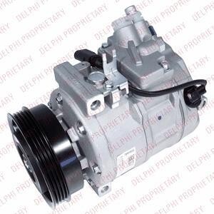 Компресор кондиціонера новий AUDI A4 00-04, A6 97-04 Delphi TSP0159332