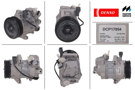 Компресор кондиціонера новий MITSUBISHI Colt 02-12; SMART Roadster 03-06, ForFour 04-06 DENSO DCP17054