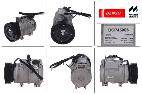 Компресор кондиціонера новий MITSUBISHI Pajero 07-21 DENSO DCP45006