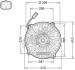 Вентилятор радіатора CITROEN/PEUGEOT C4/307 "1,4-2,0 "00-13 DENSO DER07012 (фото 1)