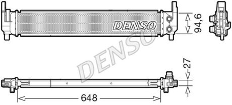 Інтеркулер AUDI/SEAT/SKODA/VW A3/Leon/Octavia/Golf "1,0-1,6 "12>> DENSO DRM02042