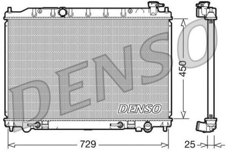 Радіатор охолоджування DENSO DRM46029