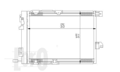 Радіатор кондиціонера ASTRA G/ZAFIRA A 1.2 i 16V/ 1.6 GAS 98- DEPO 037-016-0008