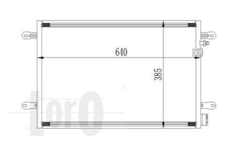 Радіатор кондиціонера A6 04-11 DEPO 053-016-0026