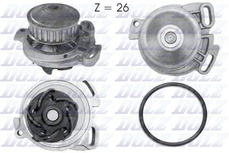 Помпа AUDI/VW 100/Passat Estate/Variant "1,9-2,3 "76-92 DOLZ A152