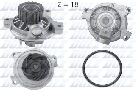 Помпа AUDI/VOLVO/VW A6/940/Transporter "2,4-2,5 "79-06 DOLZ A178