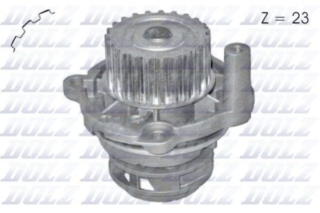 Помпа AUDI/SEAT/SKODA/VW A4/Leon/Octavia/Golf "1,6-2,0 "94>> DOLZ A198