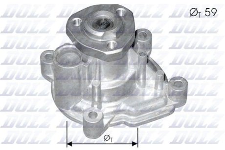 Помпа AUDI/SEAT/SKODA/VW A2/Ibiza/Fabia/Polo "1,4-1,6 "96>> DOLZ A218