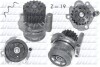 Помпа AUDI/FORD/MITSUBISHI/SKODA/VW A4/Galaxy/Grandis/Octavia/Golf "1,9-2,0 "95>> DOLZ A251 (фото 1)