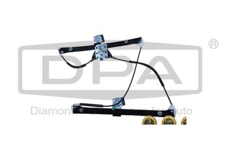 Склопідйомник механічний передній правий VW Caddy (96-03)/Seat Ibiza (93-99) DPA 88370315302