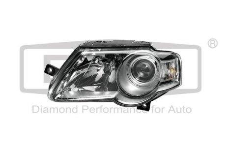 Фара ліва галогенова з лінзою, моторчиком та лампою VW Passat (05-11) DPA 89410402902