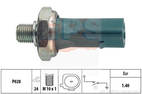 AUDI датчик тиску мастила A5/A6/A8/Q7 4,2FSI 06-. EPS 1.800.171