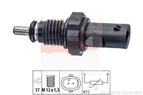 VW датчик температури палива,охолодж.рідини Audi A1,A4/5/6/7/8,Q3/5/7,Seat,Skoda,Amarok,Caddy III,CC,Crafter,Golf VI,Passat,Tiguan,Touareg,Touran 1.6/4.2TDI EPS 1.830.378