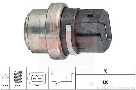 Датчик температури охолоджувальної рідини EPS 1.840.074 (фото 1)