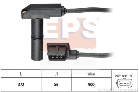 BMW датчик обертів двигуна 324td/524td -95. EPS 1.953.048