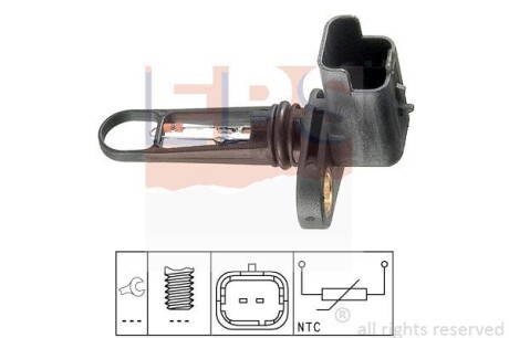 FORD датчик температ.повітря Fiesta,Focus,Mondeo,C-Max,Transit,Citroen Berlingo 08-, Jumpy,C1/2/3/4/5/8,C-Crosser,Jumper,Fiat Scudo,Peugeot 1.6/2.2HDI 03- EPS 1.994.021