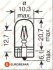 Автолампочка безцокольна 12V-W5W EUROREPAR 1616431580 (фото 2)