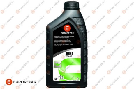 Олива моторна BEST 5W40, 1л. EUROREPAR 1635764080