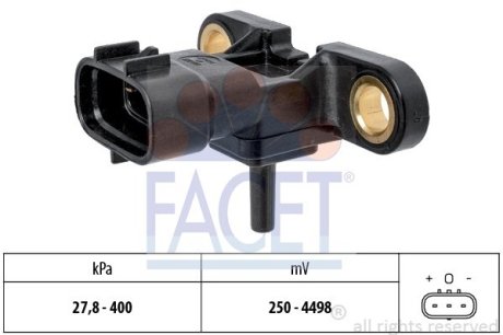 Датчик давления воздха Toyota RAV 4 (06-19), Land Cruiser (07-), Hilux (05-), Ya FACET 10.3214