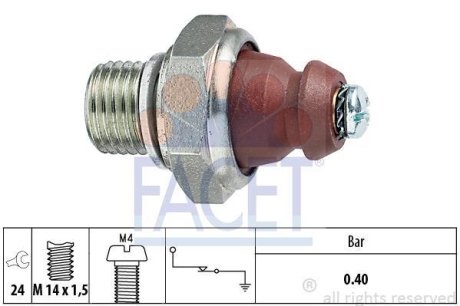 Датчик давления масла ОМ616/617 (7.0074) FACET 70074