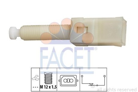 Вимикач стоп-сигналу FACET 71087