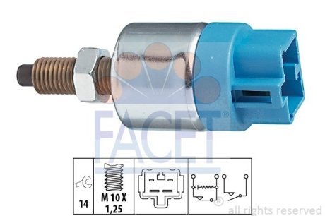 Датчик стоп-сигнала Lexus Is ii (gse2_, ale2_, use2_) 250 (10-13) (7.1090) FACET 71090