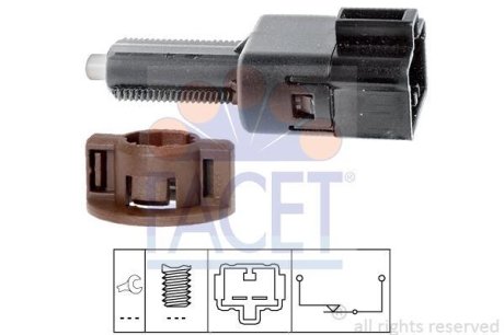 Датчик стоп-сигнала Citroen C1 / Peugeot 107 (05-) (7.1211) FACET 71211