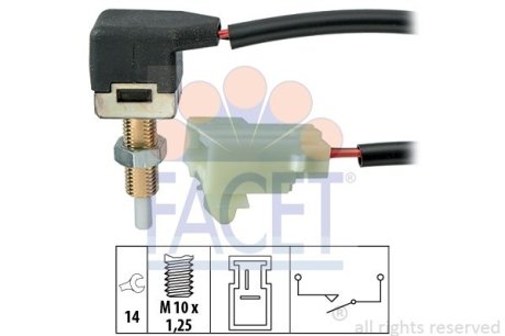 Вимикач стоп-сигналу FACET 71297