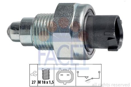 Датчик заднего хода Honda Accord/Civic (03-)/Toyota Avensis 2.2 D (08-) (7.6246) FACET 76246 (фото 1)