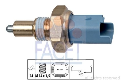 Перемикач заднього ходу автомобіля FACET 76271