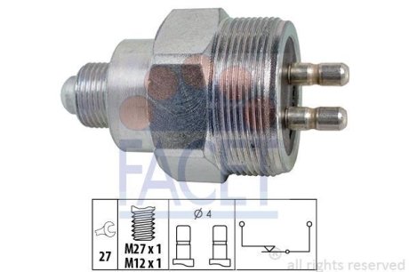 Датчик заднього ходу Sprinter 96-/Vito 03- FACET 76324